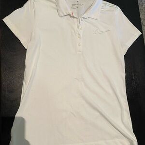 Nike White Golf Polo Shirt